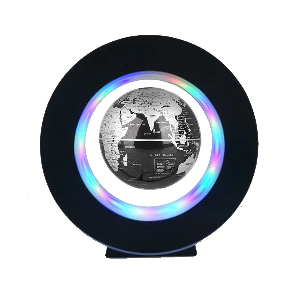 LED World Map Magnetic Levitation Floating Globe