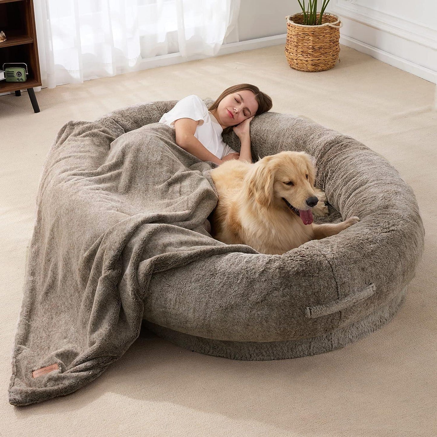 Soft Large Dog Mattress for Comfortable Pet Sleeping - OutfitLondon