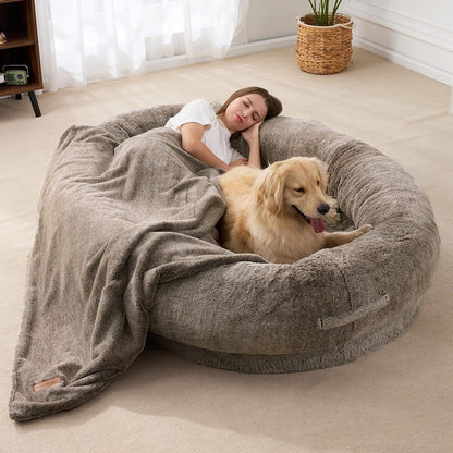 Soft Large Dog Mattress for Comfortable Pet Sleeping - OutfitLondon