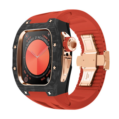 Luxury Apple Watch Carbon Case Upgrade Accessory