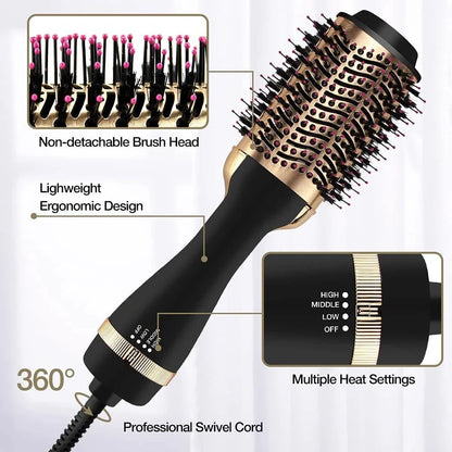 3 in 1 Blowout Hair Dryer Hair Volumizer Brush