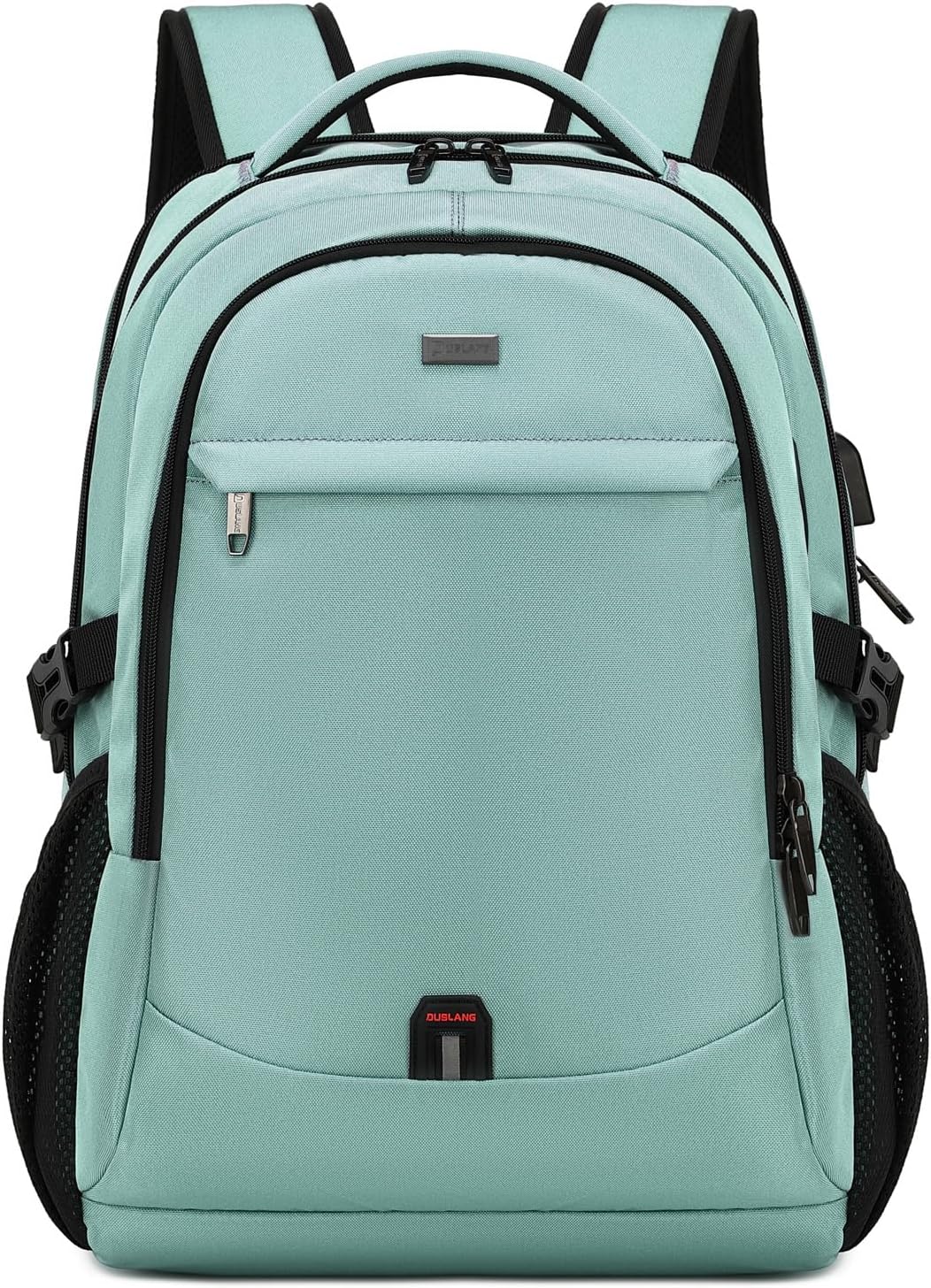 Durable Commuter Laptop Bag with USB Charger & Multiple Pockets