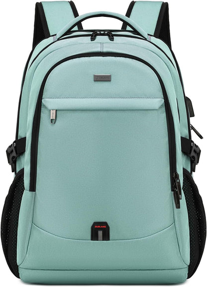 Durable Commuter Laptop Bag with USB Charger & Multiple Pockets