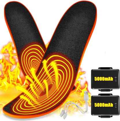 Warm Electric Heated Insoles for Cold Feet - OutfitLondon