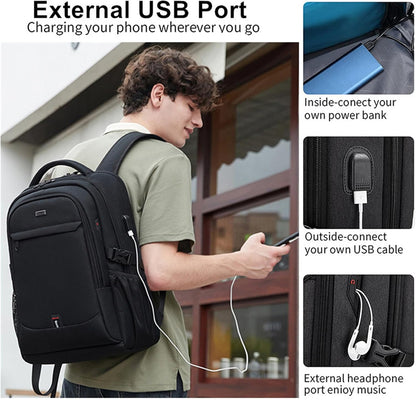 Durable Laptop & Travel Rucksack with Multiple Pockets