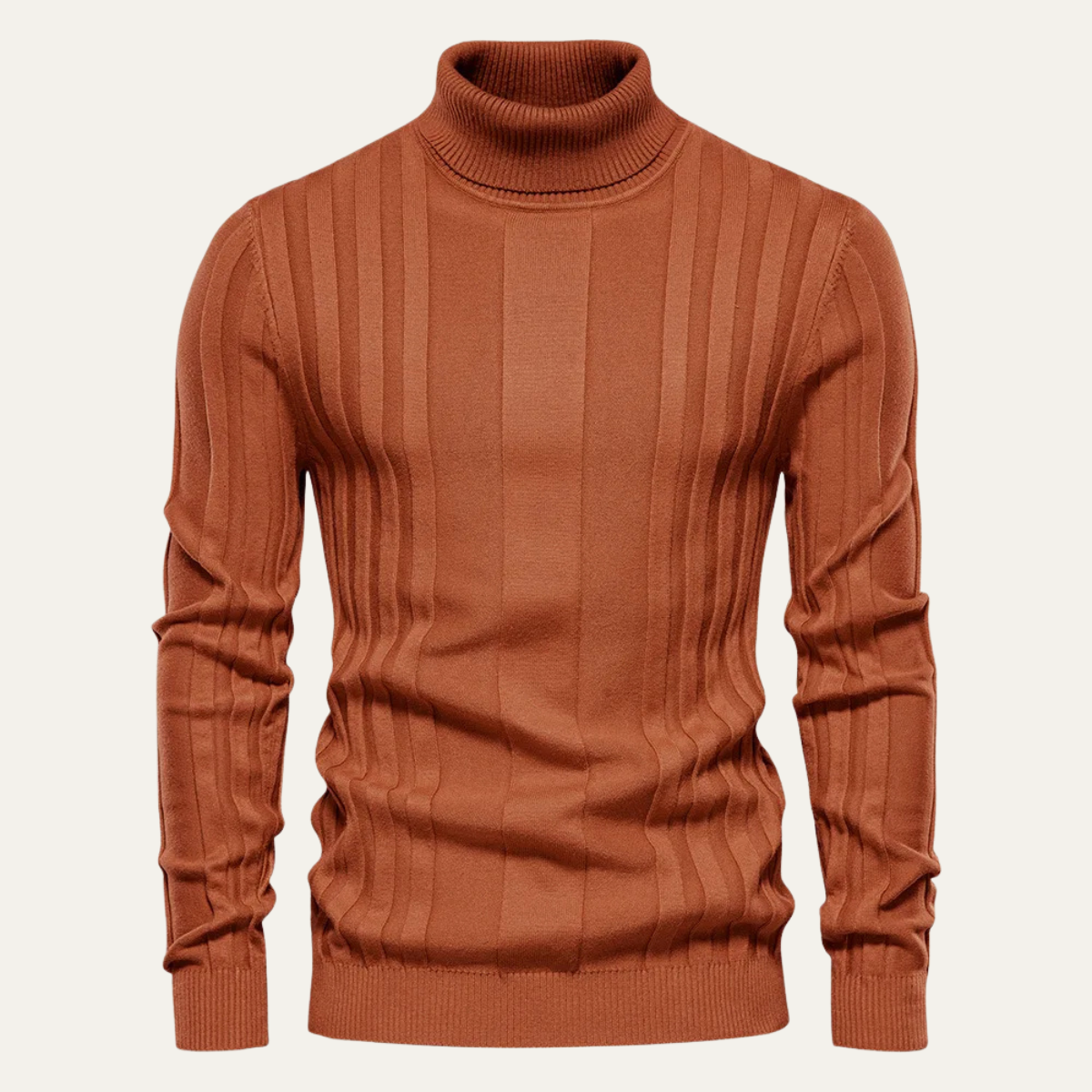 Classic Men's Fitted Crew Neck Sweater