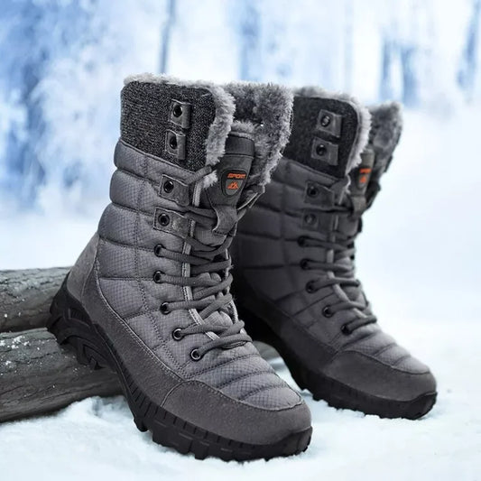 Warm Waterproof Hiking Boots for Men - OutfitLondon