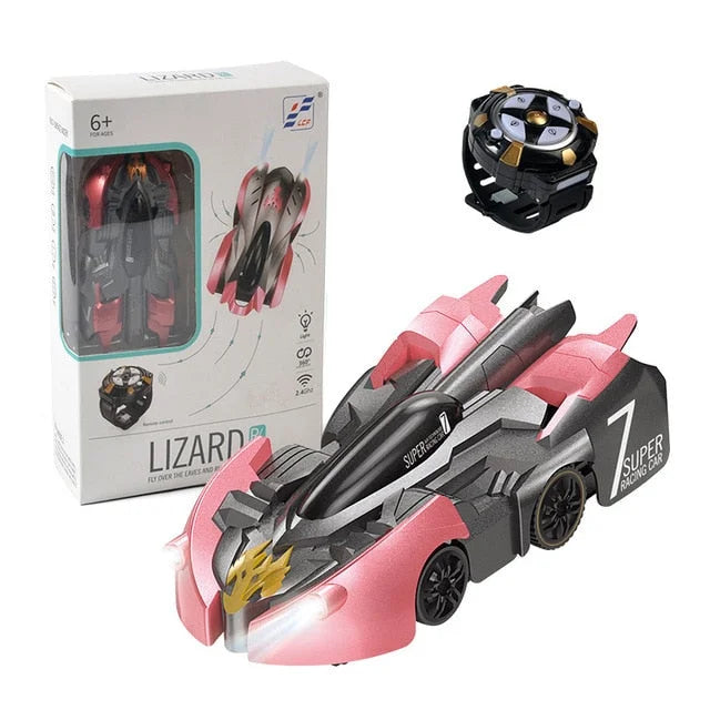 2.4G Anti Gravity Wall Climbing Watch RC Car Toy