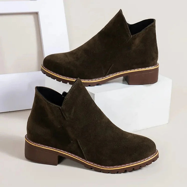 Orthopedic Women Arch Support Warm Suede Ankle Boots
