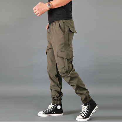 Men's Cargo Trousers Hiking Pants Pocket Plain Comfort Breathable Outdoor Daily
