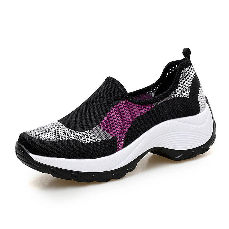 Casual Slip on Comfortable Orthopedic  Breathable Single Shoes