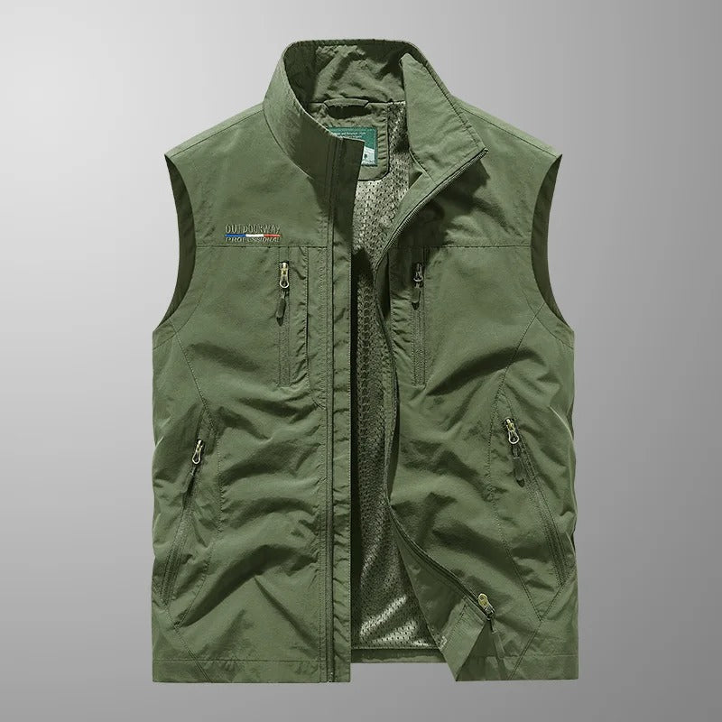 Lightweight Water Resistant Outdoor Vest for Men