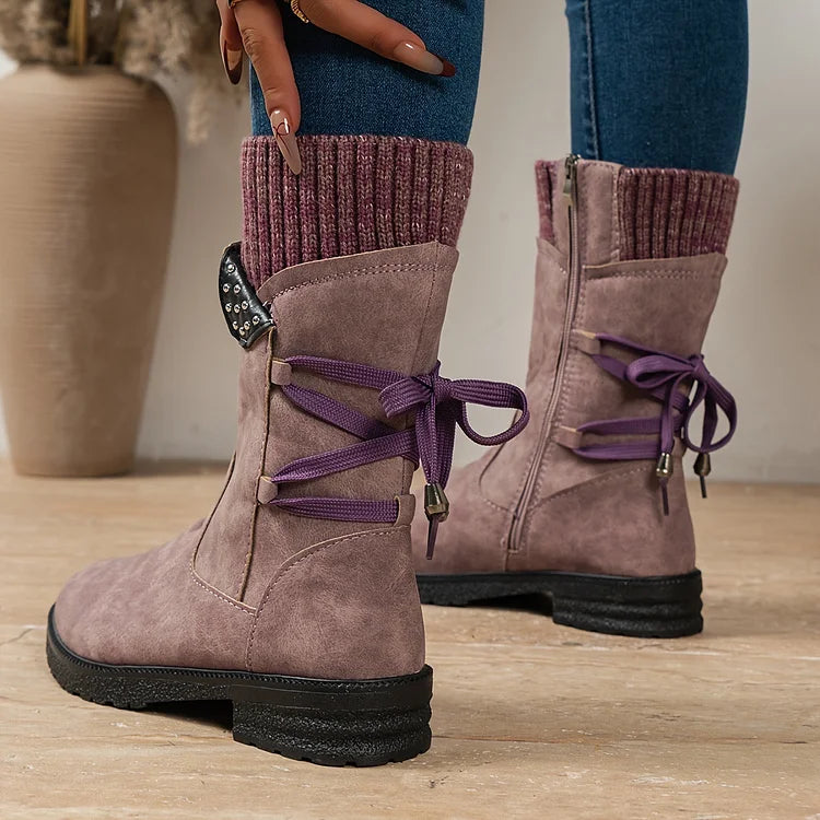 Warm Insulated Rain Boots for Women