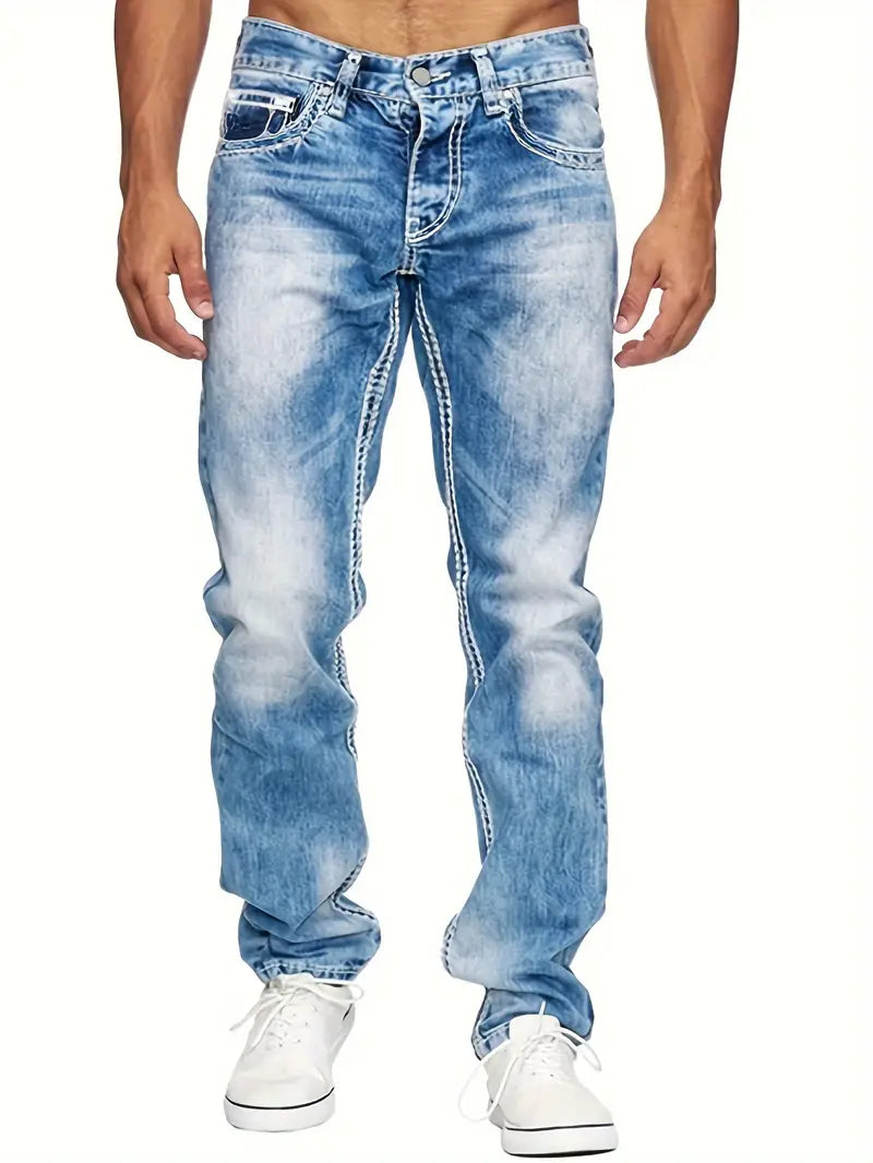 Men's Slim Fit Comfortable Stretch Jeans - OutfitLondon