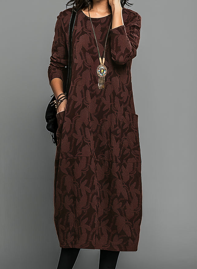 Elegant Long Sleeve Women's Dress