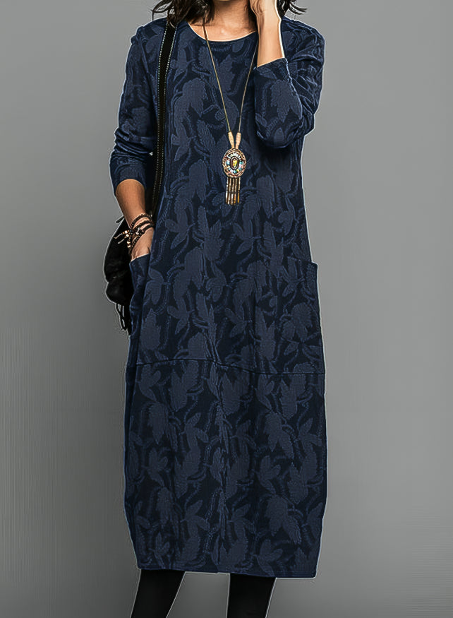 Colorful Womens Long Sleeve Casual Dress