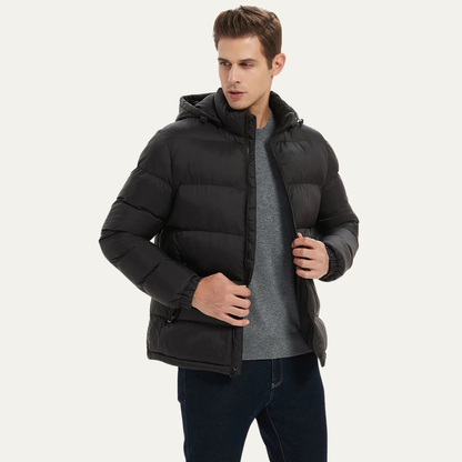 Thick Waterproof Men's Insulated Puffer Parka Jacket
