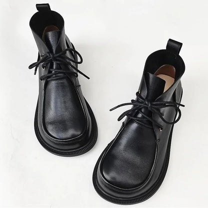 Classic Low Heel Ankle Boots for Women