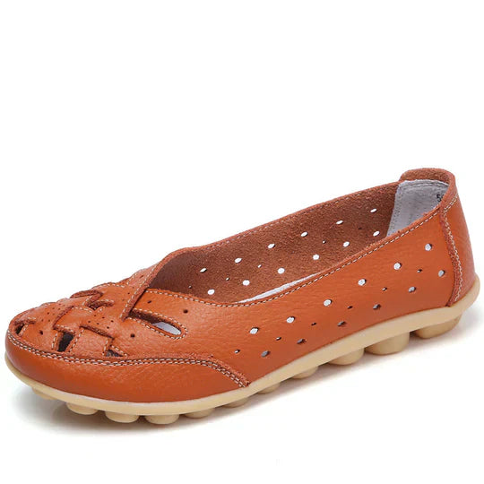 Soft Leather Ballet Flat Shoes