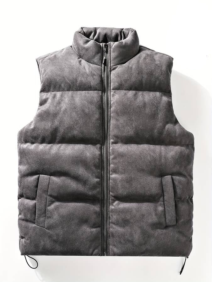 Padded Quilted Zip Up Bodywarmer