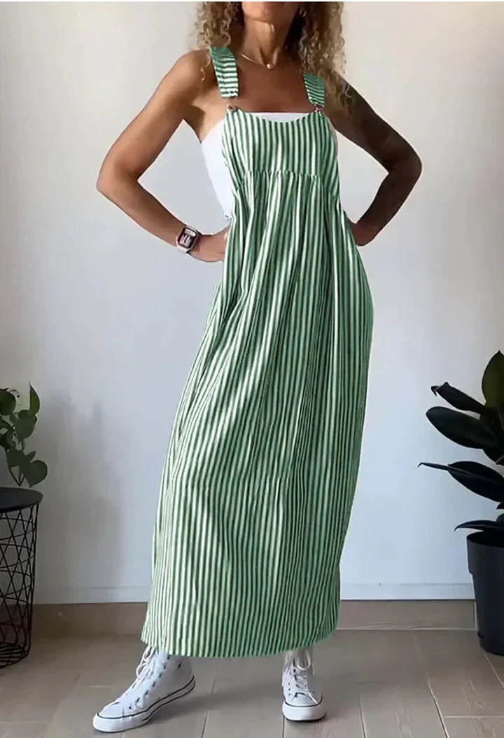 Lightweight Floral Strap Sundress