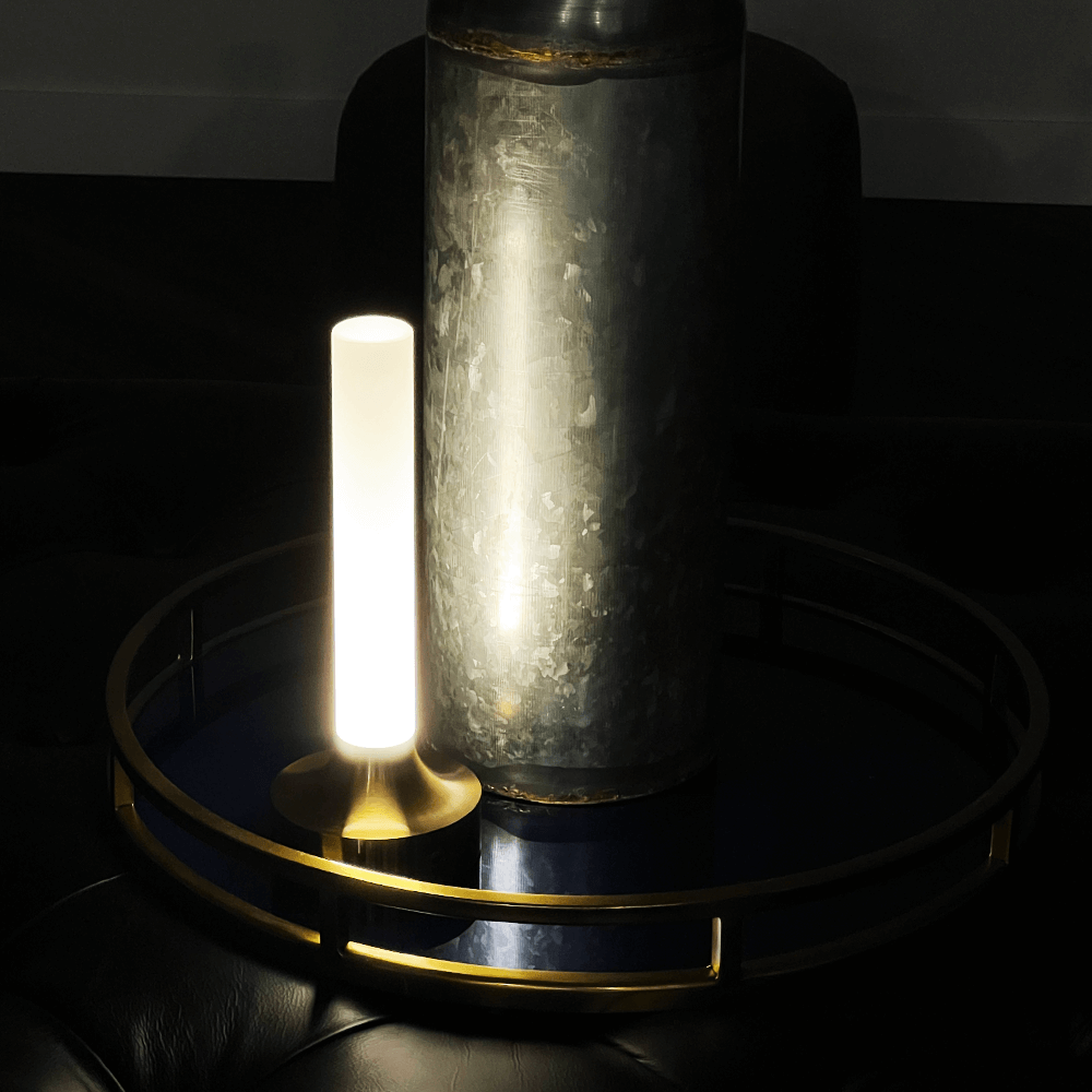 Boru Table Lamp- Large Cordless Dimmable Candle Lightsaber Pipe Outdoor Light