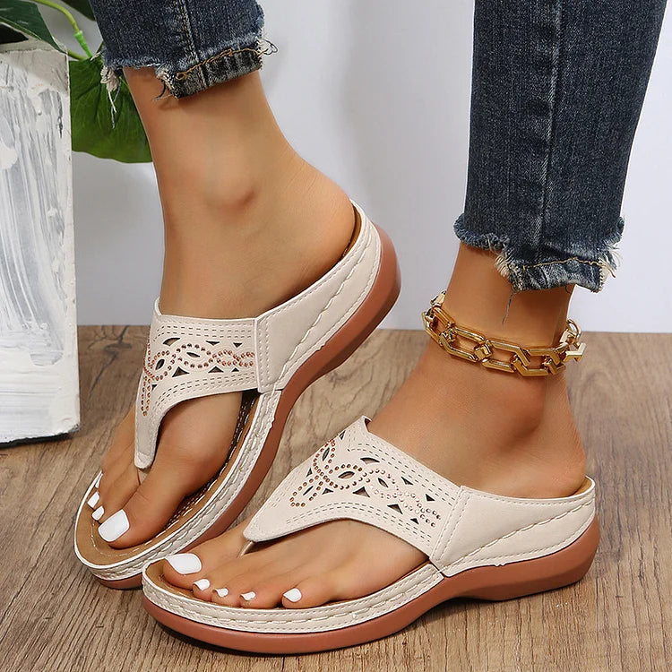 2023 Soft Bottom Massage Orthopedic Flip-Flops