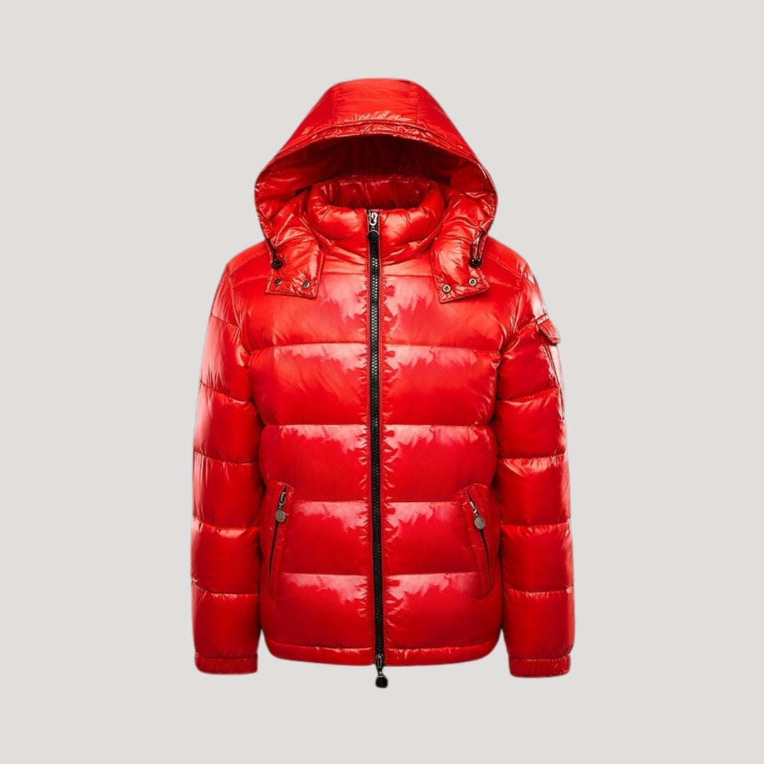 Waterproof Insulated Mens Black Winter Parka Coat