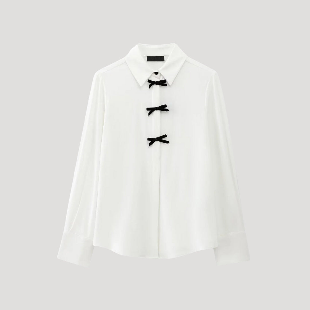 Chic Floral Ruffled Women's Blouse
