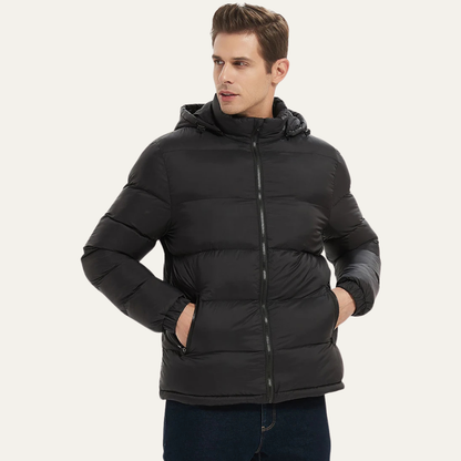 Thick Waterproof Men's Insulated Puffer Parka Jacket