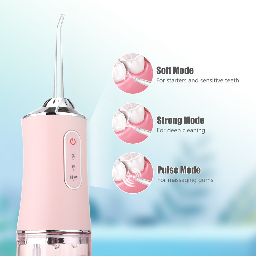 Portable Water Picks - Rechargeable Oral Irrigator - Dental Irrigator