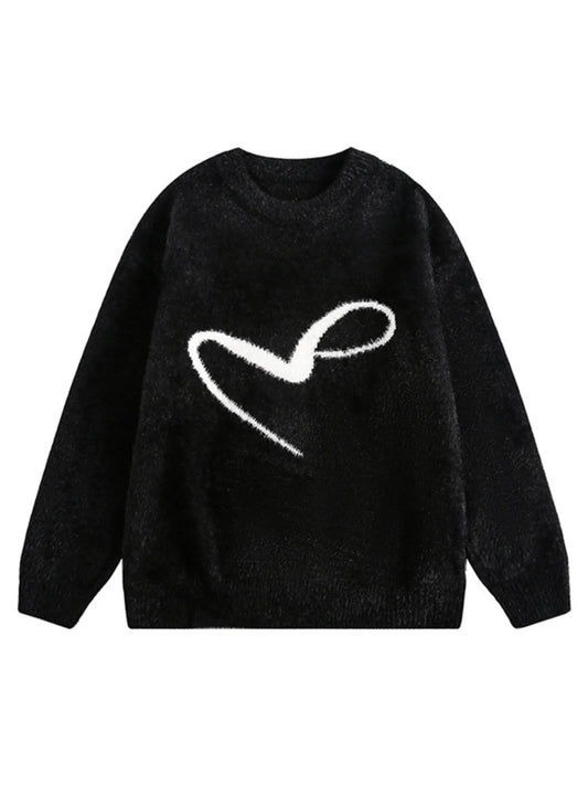 Comfortable Loose Fit Men's Crew Sweater - OutfitLondon