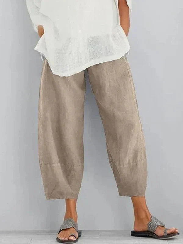 Comfortable Ladies Relaxed Fit Trousers - OutfitLondon