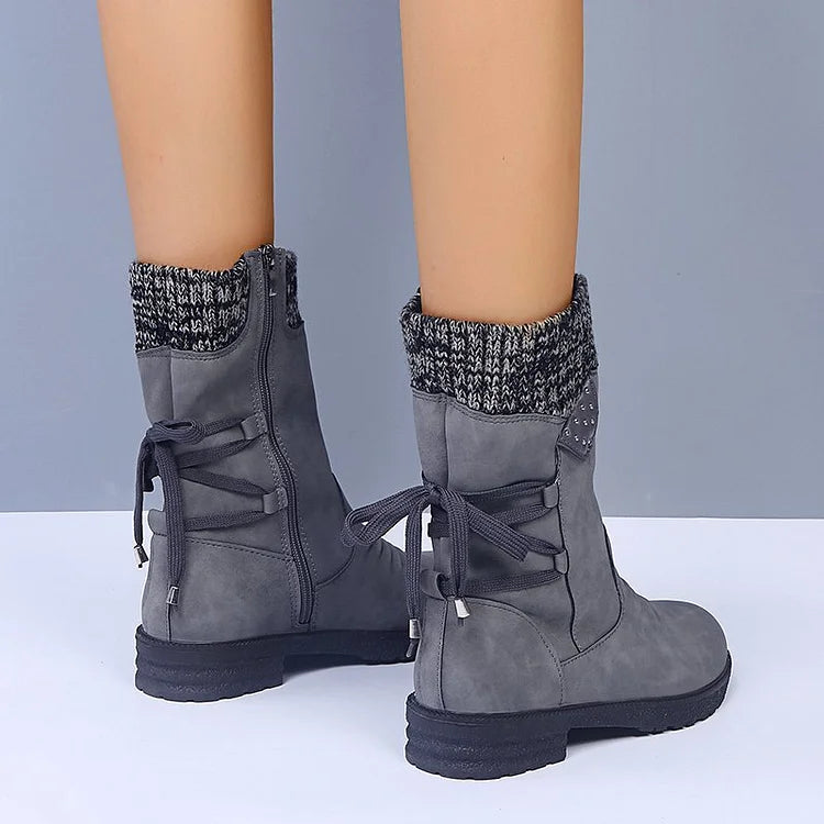 Warm Insulated Rain Boots for Women