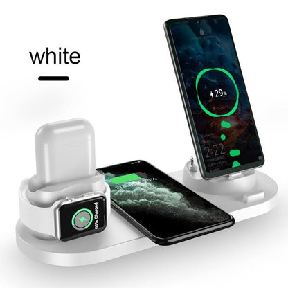 6 In 1 Wireless Charger For IPhone/Android/Type-C
