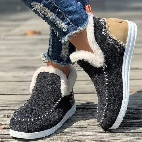 Orthopedic Winter Wool Snow Boots Cozy Winter Slipper