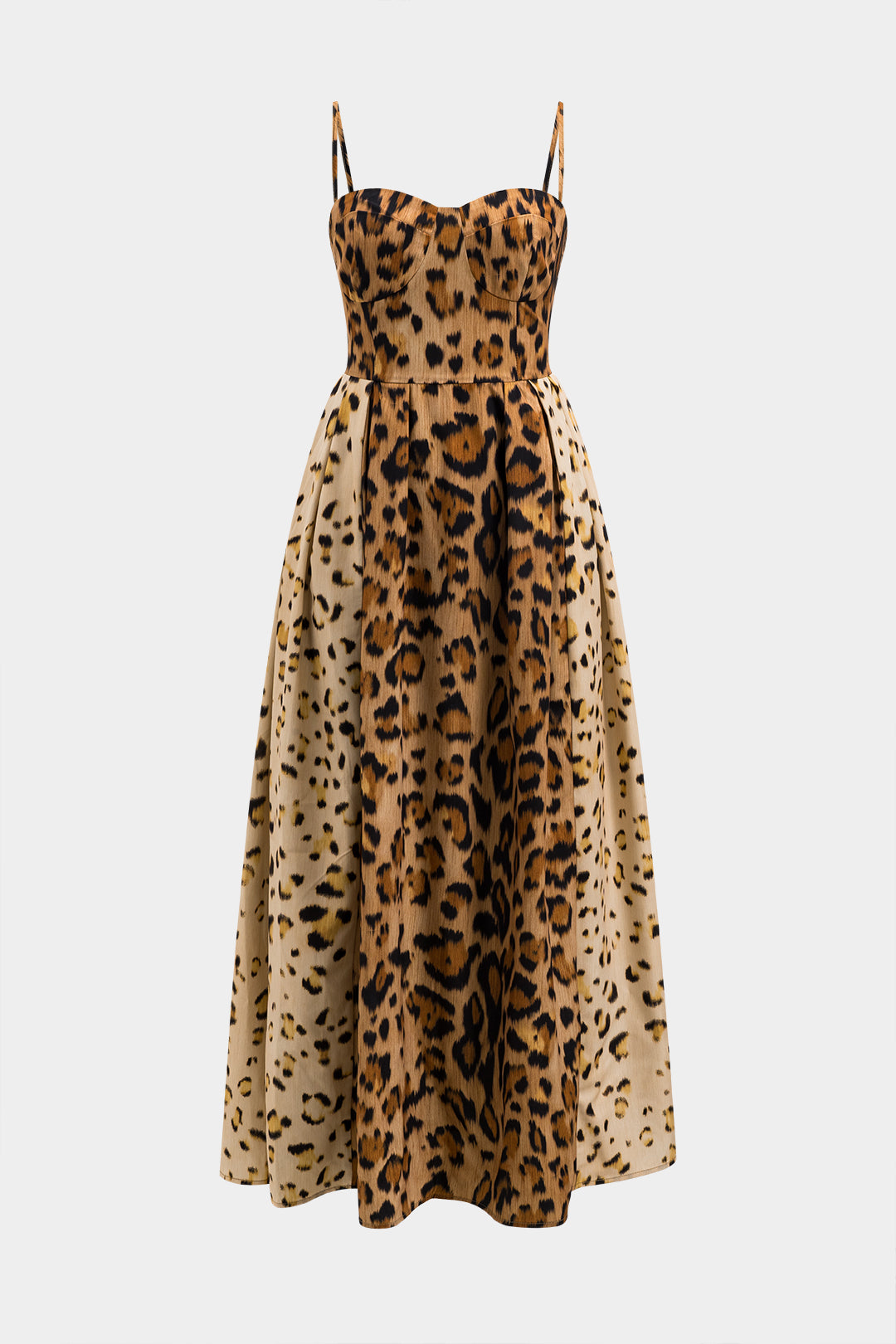 Stylish Animal Print Mid Length Dress - OutfitLondon