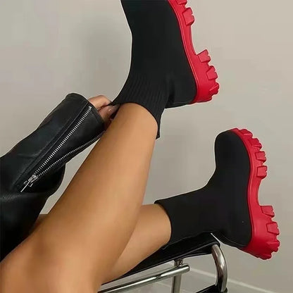 Cozy Cable Knit Ankle Boot Socks