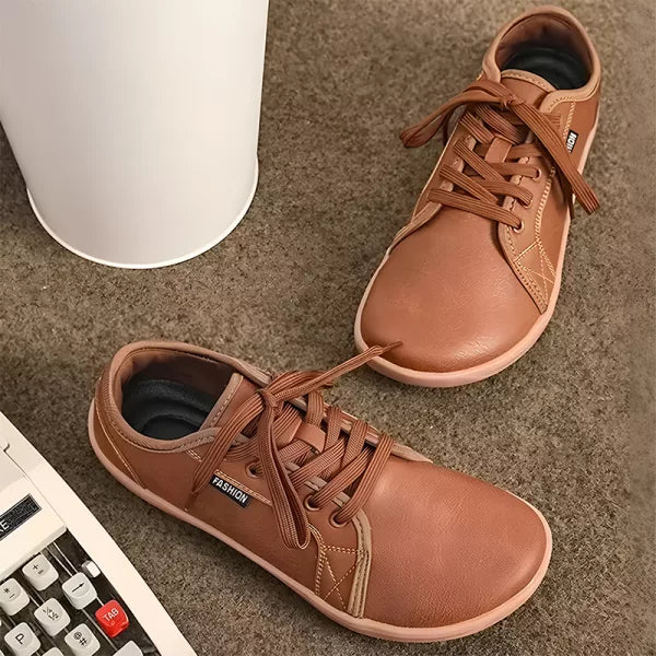 Zero Drop Leather Shoes Barefoot Sneakers
