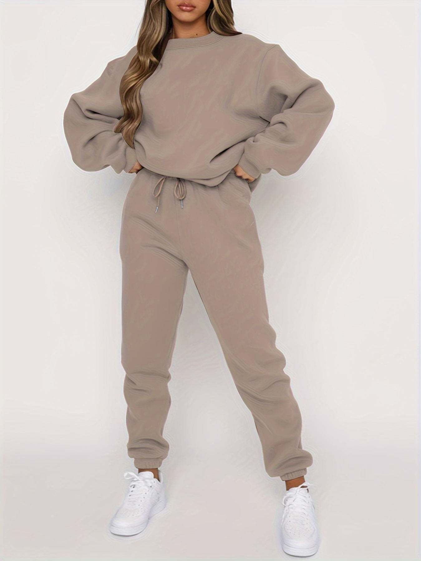 Soft Women's Fleece Lounge Suit Set - OutfitLondon