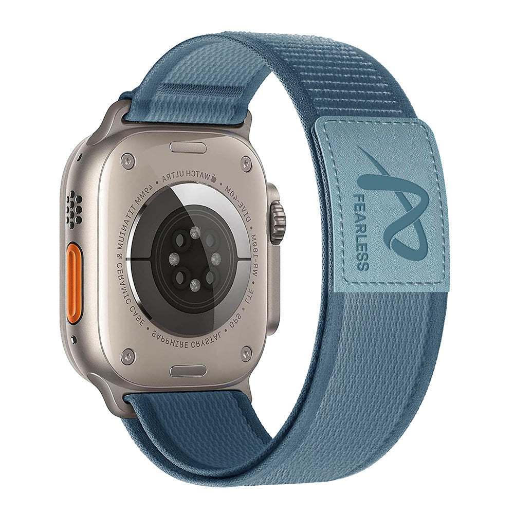 Strong Adjustable Strap for Apple Watch with Leather Accent