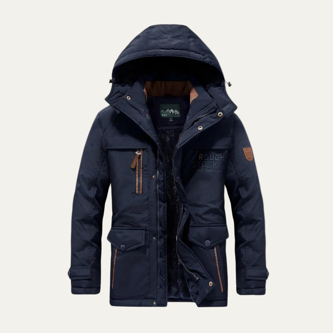 Waterproof Men's Insulated Winter Parka Jacket
