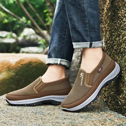 Men's Comfortable Slip-on Arch Support Athletic Walking Shoes