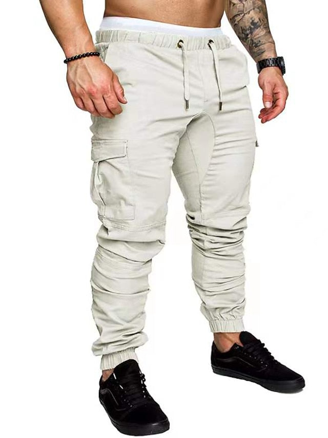 Men's Tactical Cargo Jogger Multiple Pockets Pants
