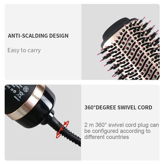 3 in 1 Blowout Hair Dryer Hair Volumizer Brush