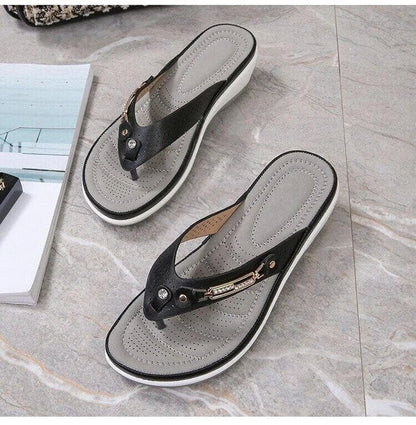 Comfortable Cushioned Beach Flip Flop Sandals