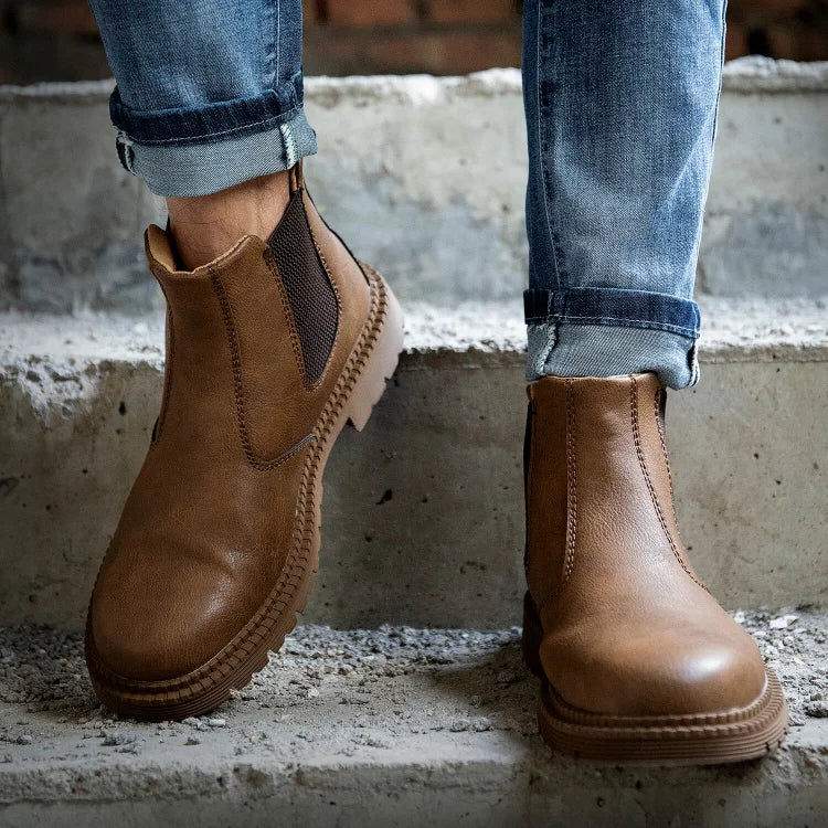 Waterproof Steel Toe Work Boots for Men