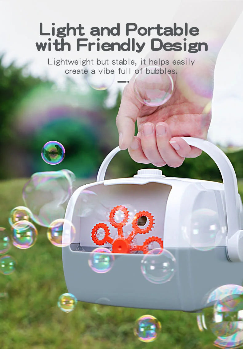 High Power Bubble Machine Automatic For Kids Parties