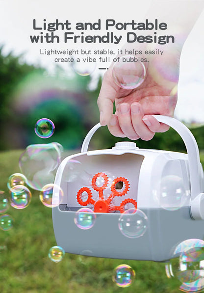 High Power Bubble Machine Automatic For Kids Parties