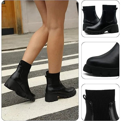 Comfy Womens Knit Short Booties